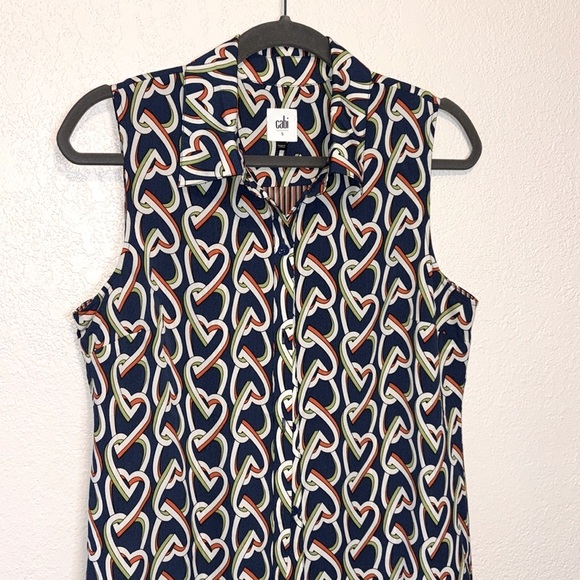 CAbi sleeveless multi color dress sz small - Picture 3 of 5